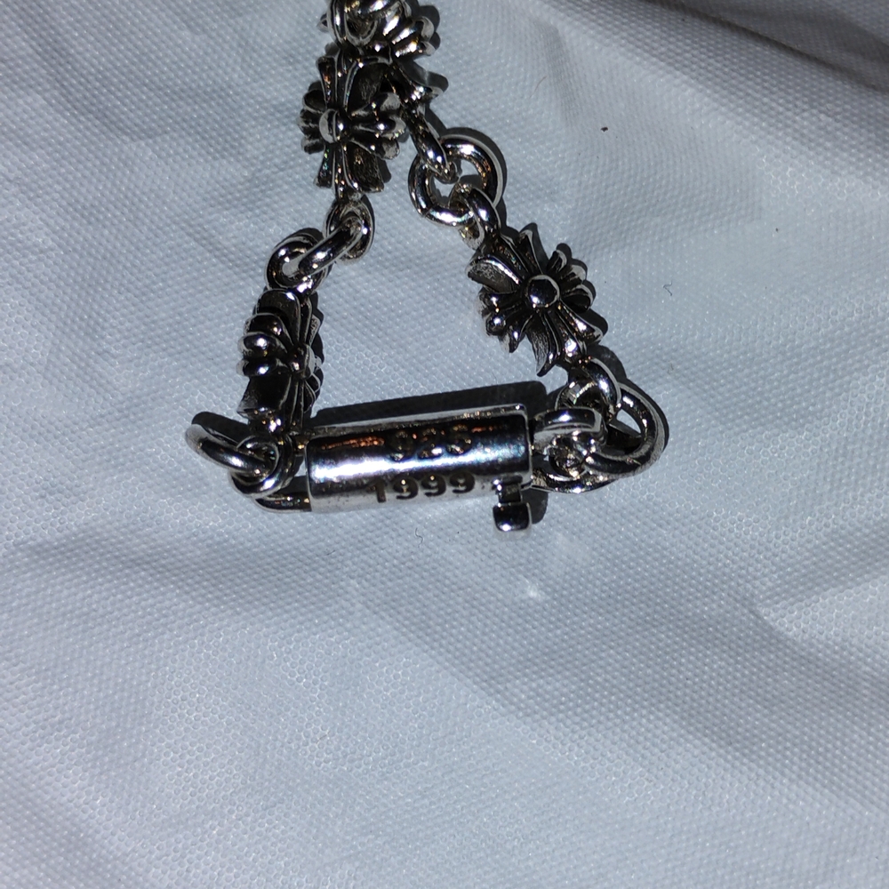 Silver Cross Pendant Necklace - Picture 5 of 5